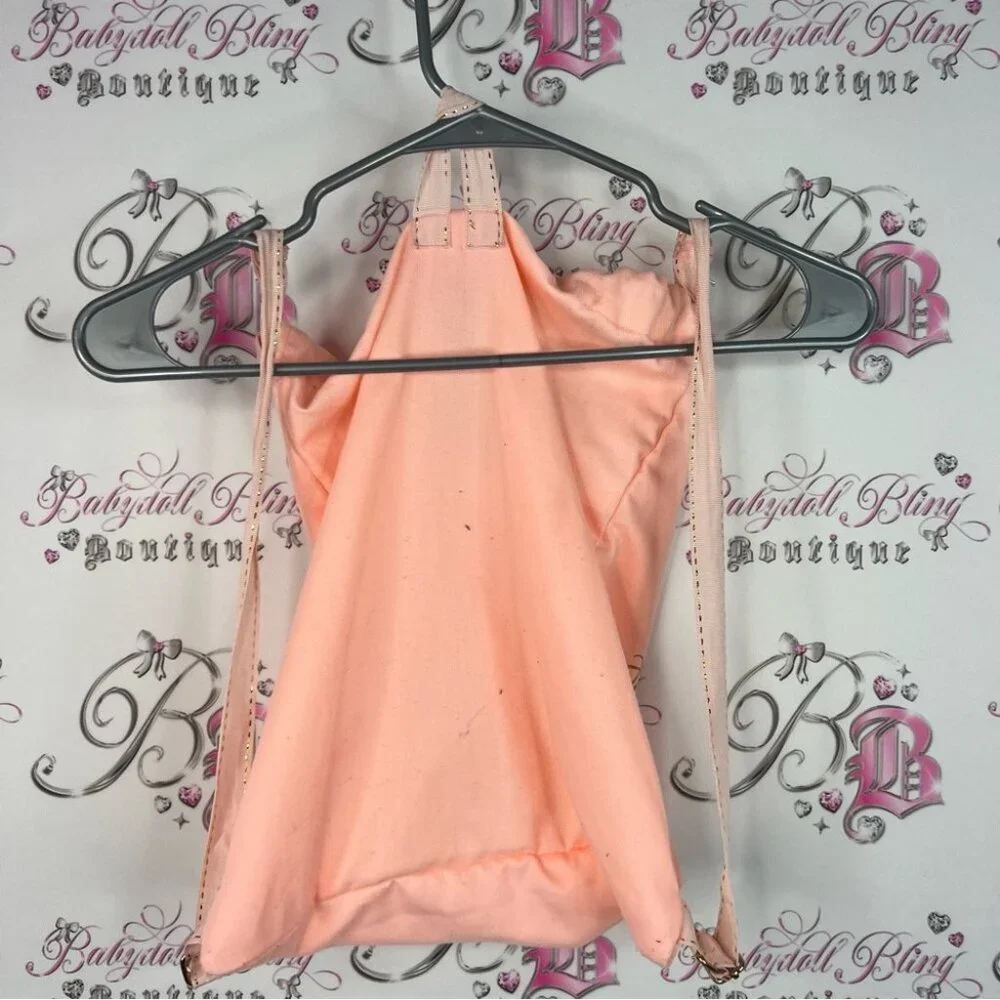 Disney parks bag peach Pink Bibbidi Bobbidi Boutique Bag Cinderella princess